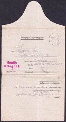 Oflag IIE Neubrandenburg listownik 1944 (2)