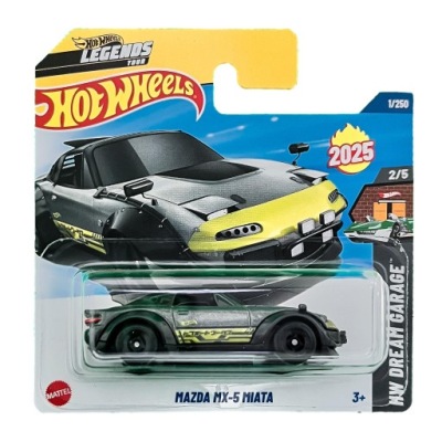 HOT WHEELS Mazda MX-5 Miata Legends Tour Zielona H 2025