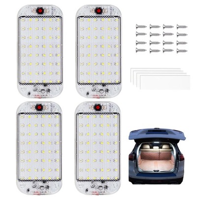 Лампа стельова 48led 12v лампа освітлення do rv kamperów причепа 4szt фото №1