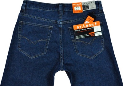Męskie spodnie jeans ST.Leon'f QD21 pas 106 cm 39/36