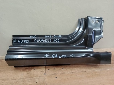 Peugeot 208 2012-2018 поріг блок двигуна правий фото №1
