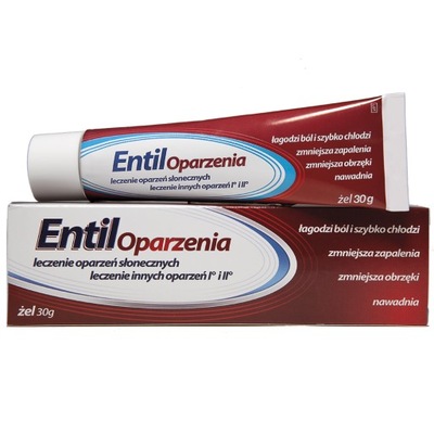 Żel na oparzenia Entil oparzenia 30 ml 30 g