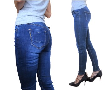 Spodnie jeansowe damskie klasyczne rozmiar 29