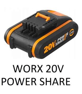 Akumulator 20V 2Ah Worx Power Share