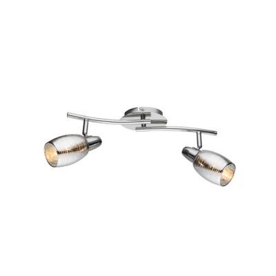 Reflektor ścienny z chromowanym dekorem CARSON E14