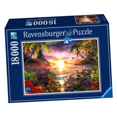 Puzzle 18000 elementów. Raj, zachód słońca