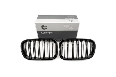 REJILLA DE RADIADOR REJILLAS 66SKV252 DOBLE BRIDA ; NEGRO LUSTRE BMW X3 F25 51712337762  