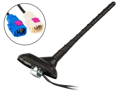 22-698# ANTENA DE AUTOMÓVIL PROFESIONAL FM/GPS ALFA, FIAT,LACIA MÁSTIL 20 C  