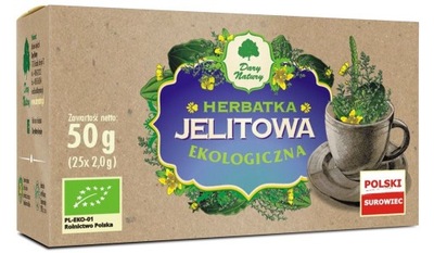 Herbatka JELITOWA BIO (25 x 2 g) 50 g Dary Natury