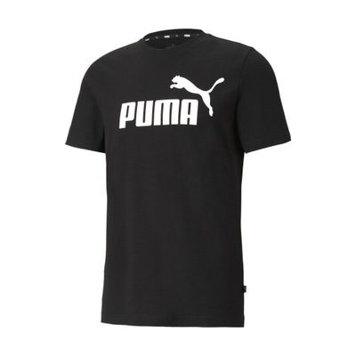 Koszulka męska PUMA Ess Logo Tee puma black L