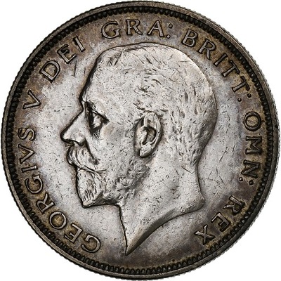 Wielka Brytania, George V, 1/2 Crown, 1936, Srebro