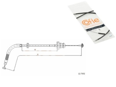 CABLE GAS COFLE 12.7302 FIAT PANDA 1.1-1.2 03- COFLE  