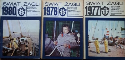 ŚWIAT ŻAGLI 3x - 1980, 1977, 1976