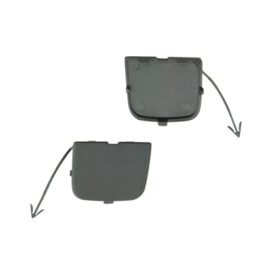 Заглушка фаркоп буксировочный задняя vw golf v 03- gti фото №1