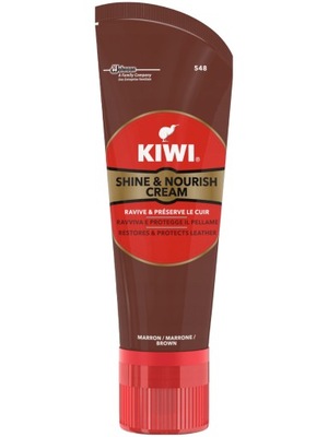 KIWI pasta kremowa do butów 75ml Brązowa