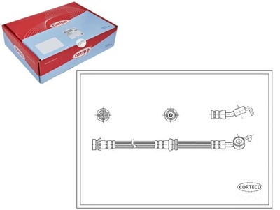 ПАТРУБОК ТОРМОЗНОЙ CORTECO 46210AX606 SL5689 245292