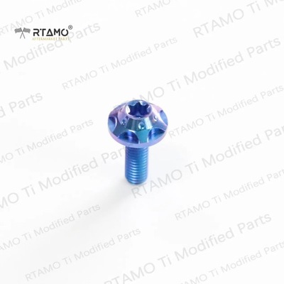 Titanium Bolts M5X15(OD=12) CNC Head Screw for Bike Motorcycle and C~17755