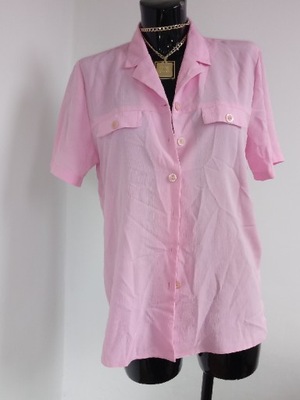 Bon Marche L 40 różowa letnia koszula elegancka