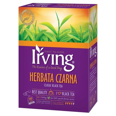 IRVING Herbata Czarna Black Tea 100 Torebek 200g