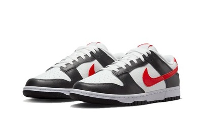 Nike Dunk Low Red Swoosh Panda