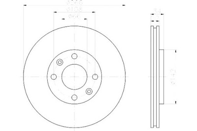 PAGID ГАЛЬМІВНІ ДИСКИ ГАЛЬМІВНІ HELLA PAGID 4246W1 424983 E