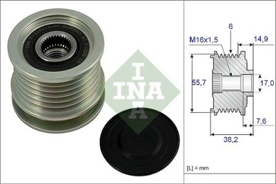 SANKABA GENERATORIAUS INA 535 0013 10 