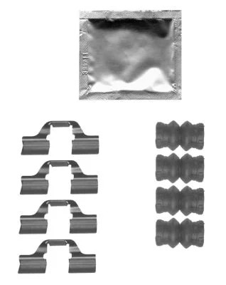 TEXTAR 82519500 SET ASSEMBLY PADS BRAKE  