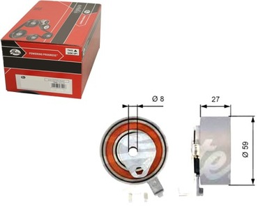 Ролик натяжная ремень распределительного вала volvo c70 i s40 i фото №1