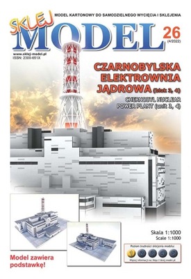 SM26 Elektrownia Jądrowa w Czarnobylu Model karton