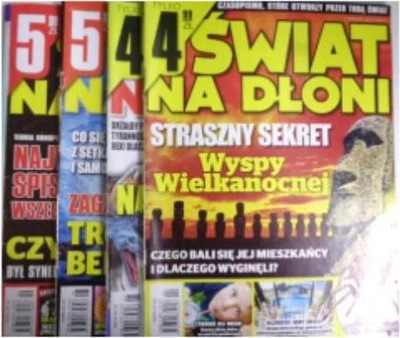 Świat na dłoni nr 4,6,8,9 z 2016 roku