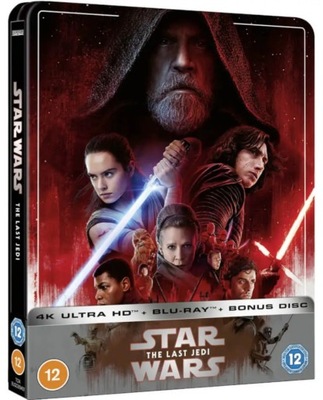 Star Wars: The Last Jedi 2017 4K Ultra HD Blu-ray UHD Steelbook