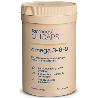 Kwasy Omega 3 6 9 Olicaps Omega 3-6-9 Kwasy tłuszczowe ForMeds