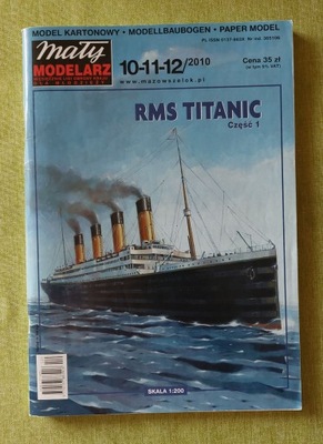 RMS Titanic cz1. Mały Modelarz 10-11-12/2010