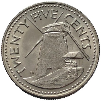 83802. Barbados - 25 centów - 1973r.