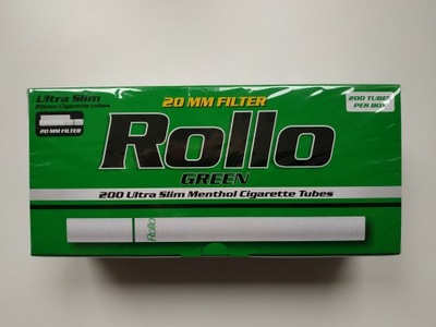 GILZY ROLLO 200 ULTRA SLIM GREEN MENTHOL