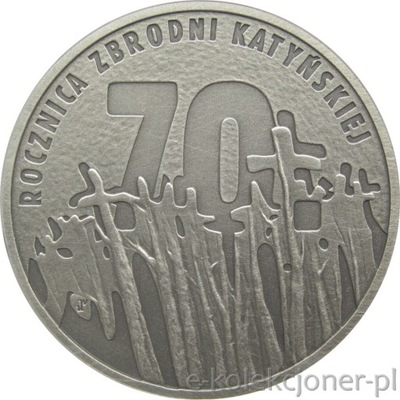 10 ZŁOTYCH 2010 - KATYŃ - MENNICZA