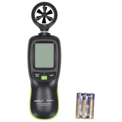 MIERNIK PRĘDKOŚCI WIATRU WIATROMIERZ ANEMOMETR MC0957 DEDRA