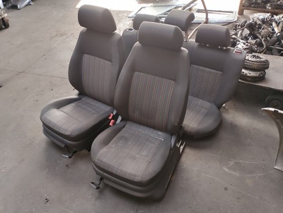 Сиденья передние задние комплект vw polo 9n lift фото №1