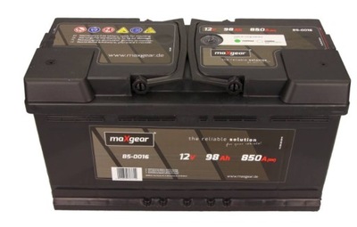 BATERÍA ROZRUCHOWY MAXGEAR 98AH 850A ALTA USO  