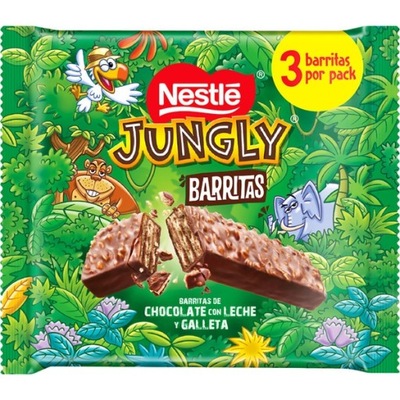 Nestle Batoniki Jungly Barritas 3szt 102g