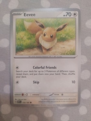 Eevee Pokemon 151 2023 rok 133/165 POKEMON TCG