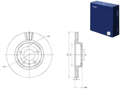 ДИСКИ ТОРМОЗНЫЕ ТОРМОЗНЫЕ 2 ШТУКИ. VW PASSAT 96-00 TOMEX BRAKES