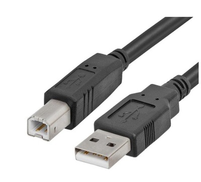 Kabel do drukarki USB 2.0 A do B czarny MJ-KQ0517 1.5 m