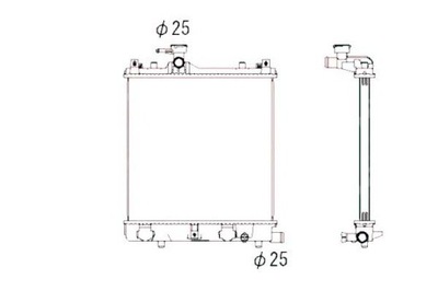 NRF RADIATEUR EAUX SUZUKI WAGON R 1.0 (MA61) (EM) - milautoparts-fr.ukrlive.com