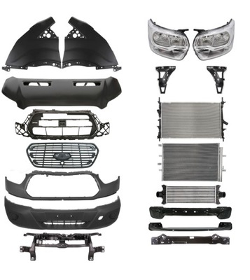 Ford transit 14- бампер pas капот крила фото №1