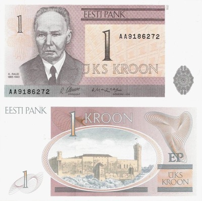 Estonia 1992 - 1 kroon - Pick 69 UNC