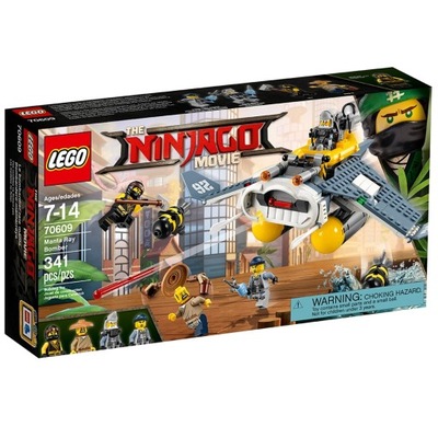 LEGO 70609 Ninjago Movie - Bombowiec Manta Ray