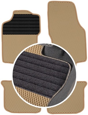 LANCIA LYBRA 1999-2005 ALFOMBRILLAS GOMA EVA ETERNITY COLOR BEIGE  