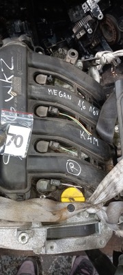 Двигатель голый блок двигателя 1.6 16v renault k4m812 фото №1