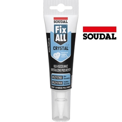 SOUDAL KLEJ USZCZELNIACZ FIX ALL FIXALL CRYSTAL